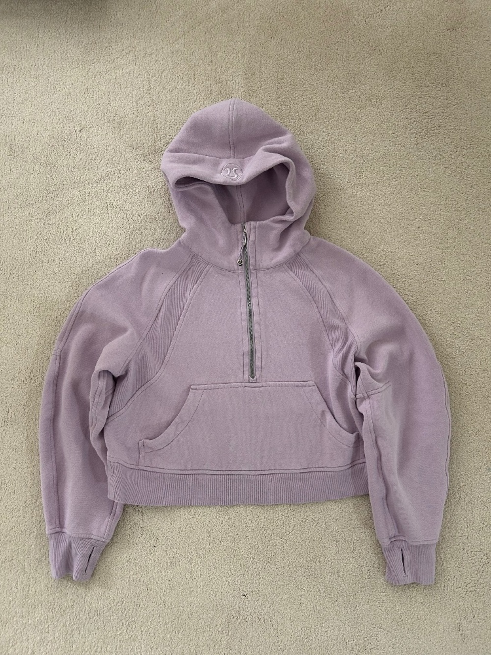 Lululemon XS/S scuba cropped hoodie
